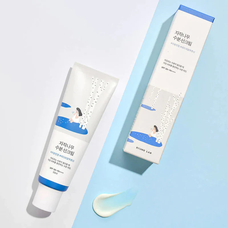 ROUND LAB Birch Juice Moisturizing Sun Cream SPF50+ PA++++ I Korean Skincare – Korean-Skincare