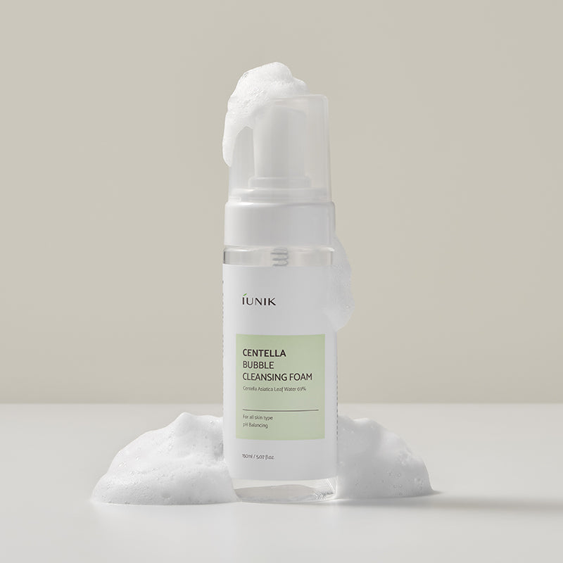 IUNIK Centella Bubble Cleansing Foam – Korean-Skincare