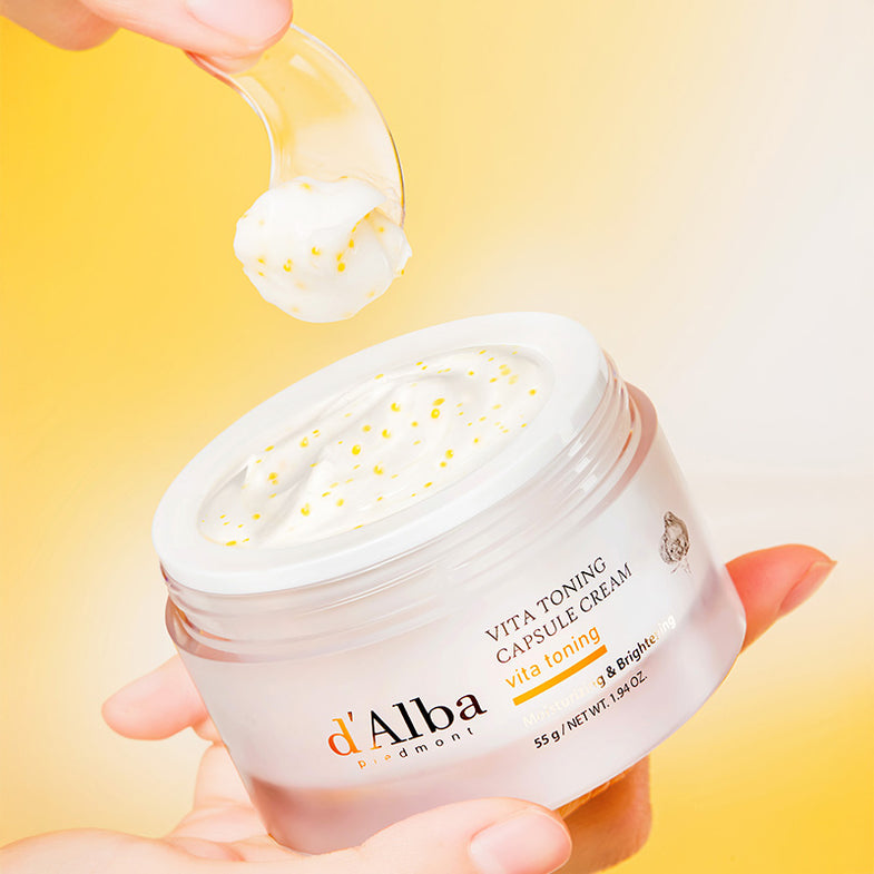 Sarah　d'Alba Vita Toning Capsule 4セット d'Alba - Vita Toning Capsule Cream – Korean-Skincare