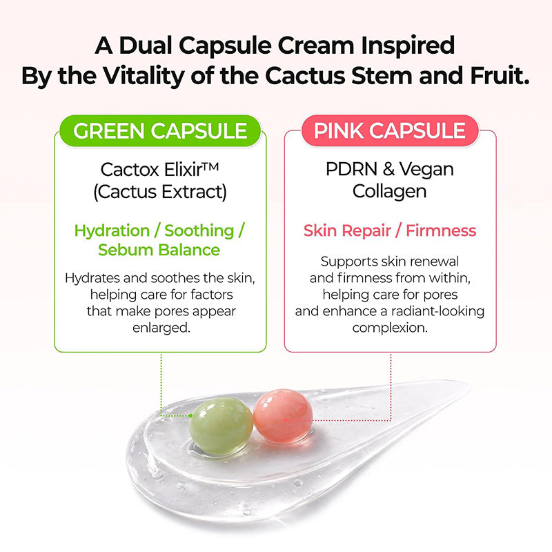 Cactox Pore Relief Dual Capsule Cream