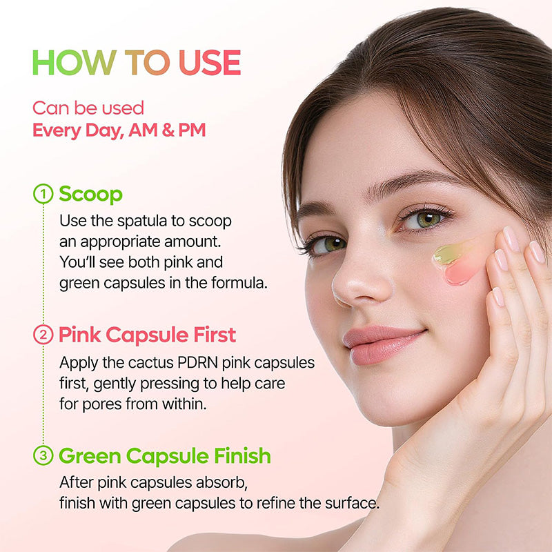 Cactox Pore Relief Dual Capsule Cream