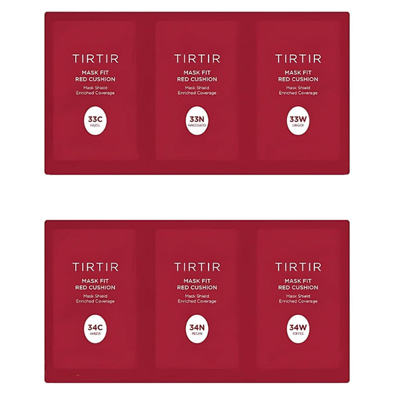 Mask Fit Red Cushion 6 Shade Trial Kit