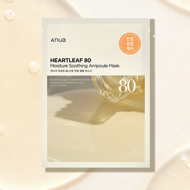 Heartleaf 80 Moisture Soothing Ampoule Mask