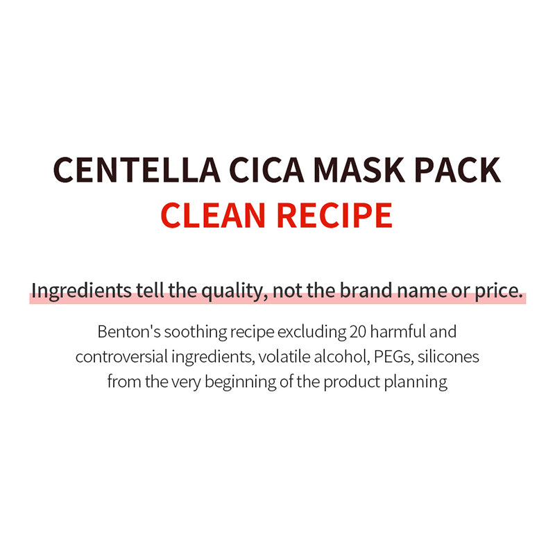 Goodbye Redness Centella Mask Pack