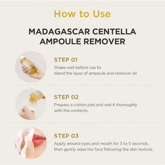  Madagascar Centella Ampoule Remover - Korean-Skincare
