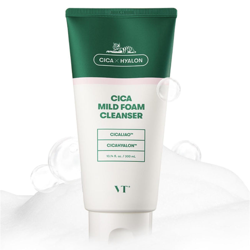 VT Cosmetics Cica Mild Foam Cleanser - Korean-Skincare