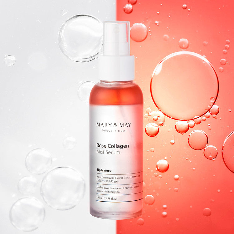  Rose Collagen Mist Serum - Korean-Skincare
