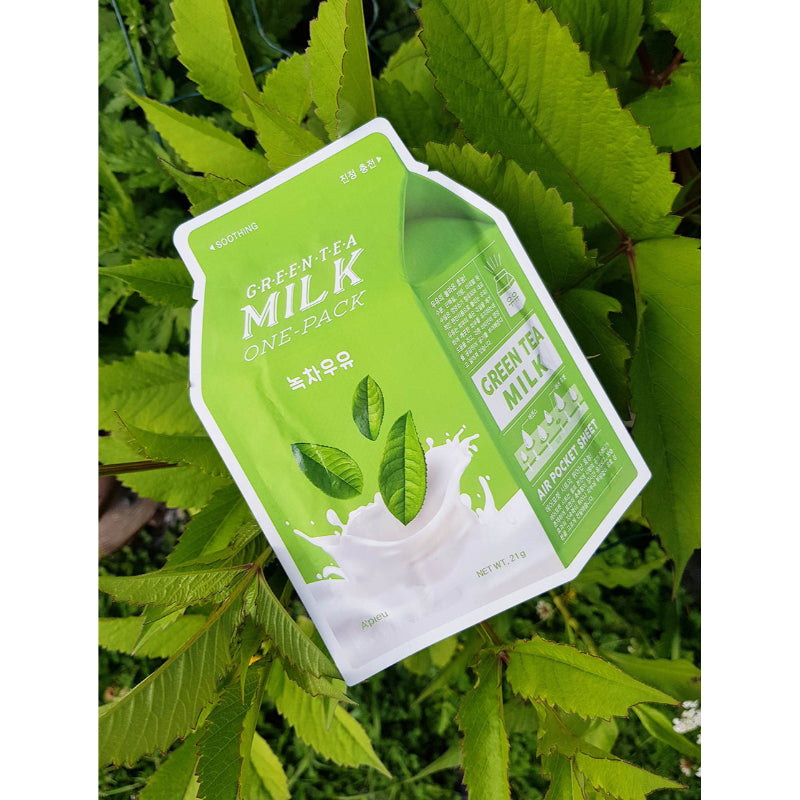  Milk One Pack #Green Tea Milk - Korean-Skincare