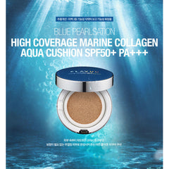 Klavuu Blue Pearlsation High Coverage Marine Collagen Aqua Cushion - Korean-Skincare