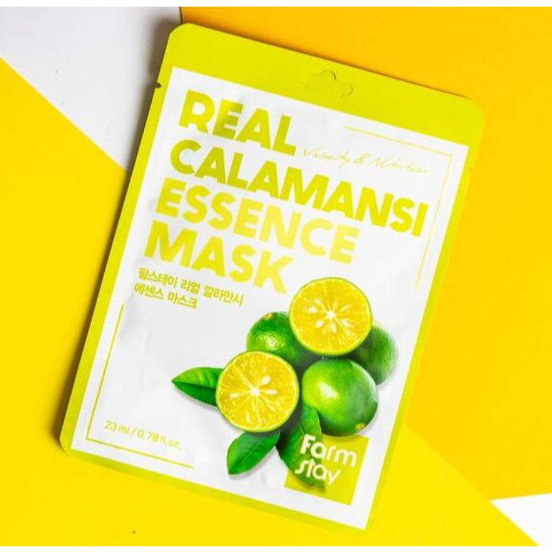 Farm Stay Real Calamansi Essence Mask - Korean-Skincare