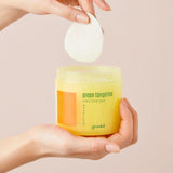 Goodal Green tangerine vitamin C toner pad - Korean-Skincare