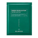 Klavuu Green Pearlsation TeaTree Care Mask - Korean-Skincare