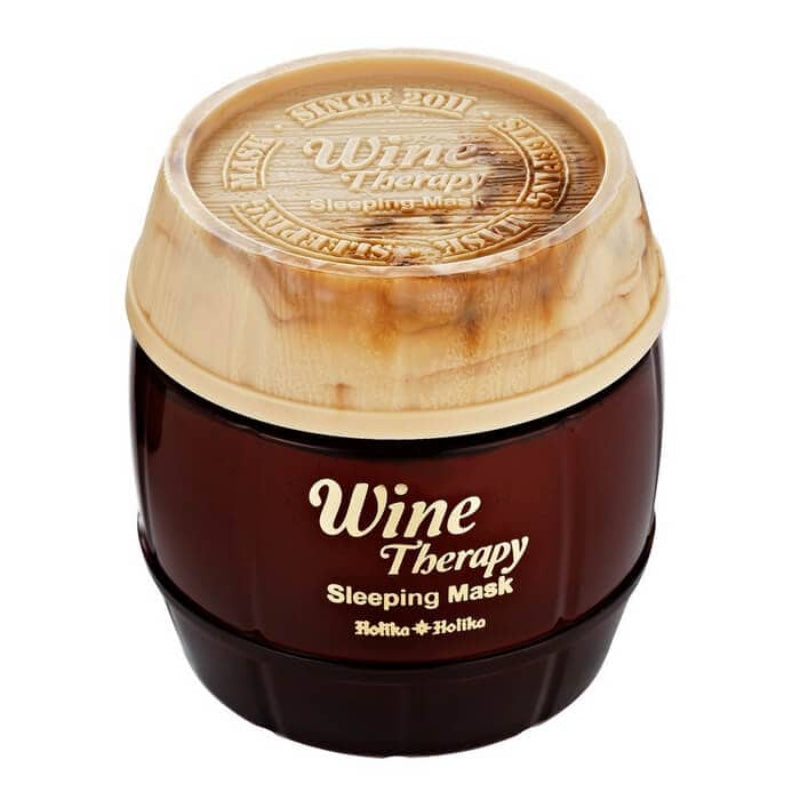 Holika Holika Wine Therapy Sleeping Mask #Red Wine - Korean-Skincare