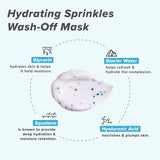 Cake My Day Hydrating Sprinkle Wash-Off Mask - Korean-Skincare