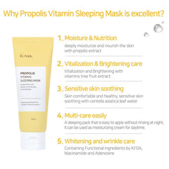 IUNIK Propolis Vitamin Sleeping Mask - Korean-Skincare
