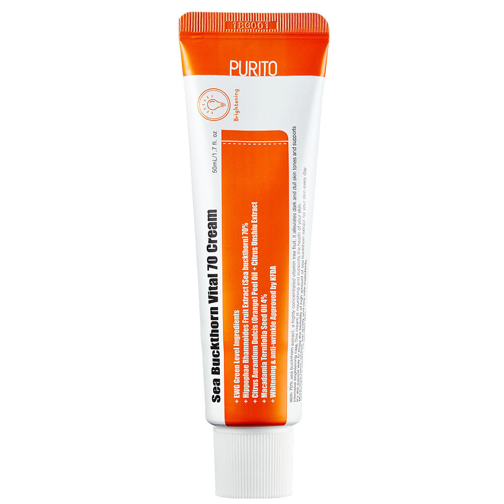 PURITO Sea Buckthorn Vital 70 Cream - Korean-Skincare