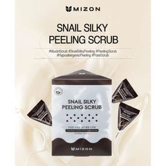 Mizon Snail Silky Peeling Scrub - Korean-Skincare