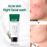 Some By Mi AHA BHA PHA 30 Days Miracle Acne Foam - Korean-Skincare