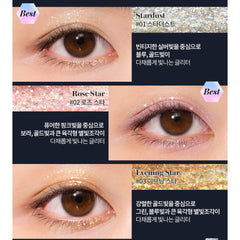 Romand The Universe Liquid Glitter Shadow - Korean-Skincare