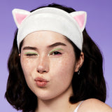  White Cat Headband - Korean-Skincare