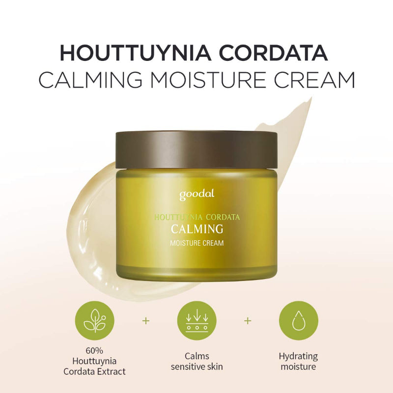  Houttuynia Cordata Calming Moisture Cream - Korean-Skincare