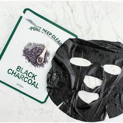  Pore Deep Clear Black Charcoal Mask - Korean-Skincare
