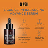 Acwell Licorice pH Balancing Advance Serum - Korean-Skincare