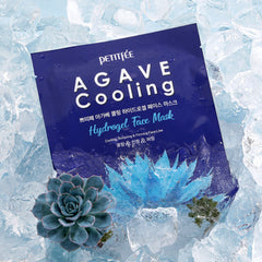  AGAVE Cooling Hydrogel Face Mask - Korean-Skincare
