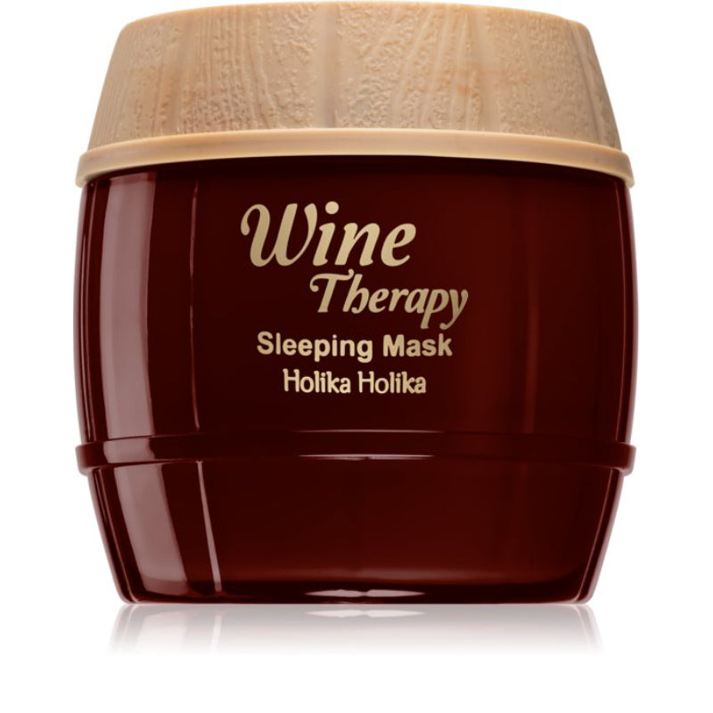 Holika Holika Wine Therapy Sleeping Mask #Red Wine - Korean-Skincare
