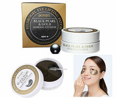 Petitfee Black Pearl & Gold Hydrogel Eye Patch - Korean-Skincare